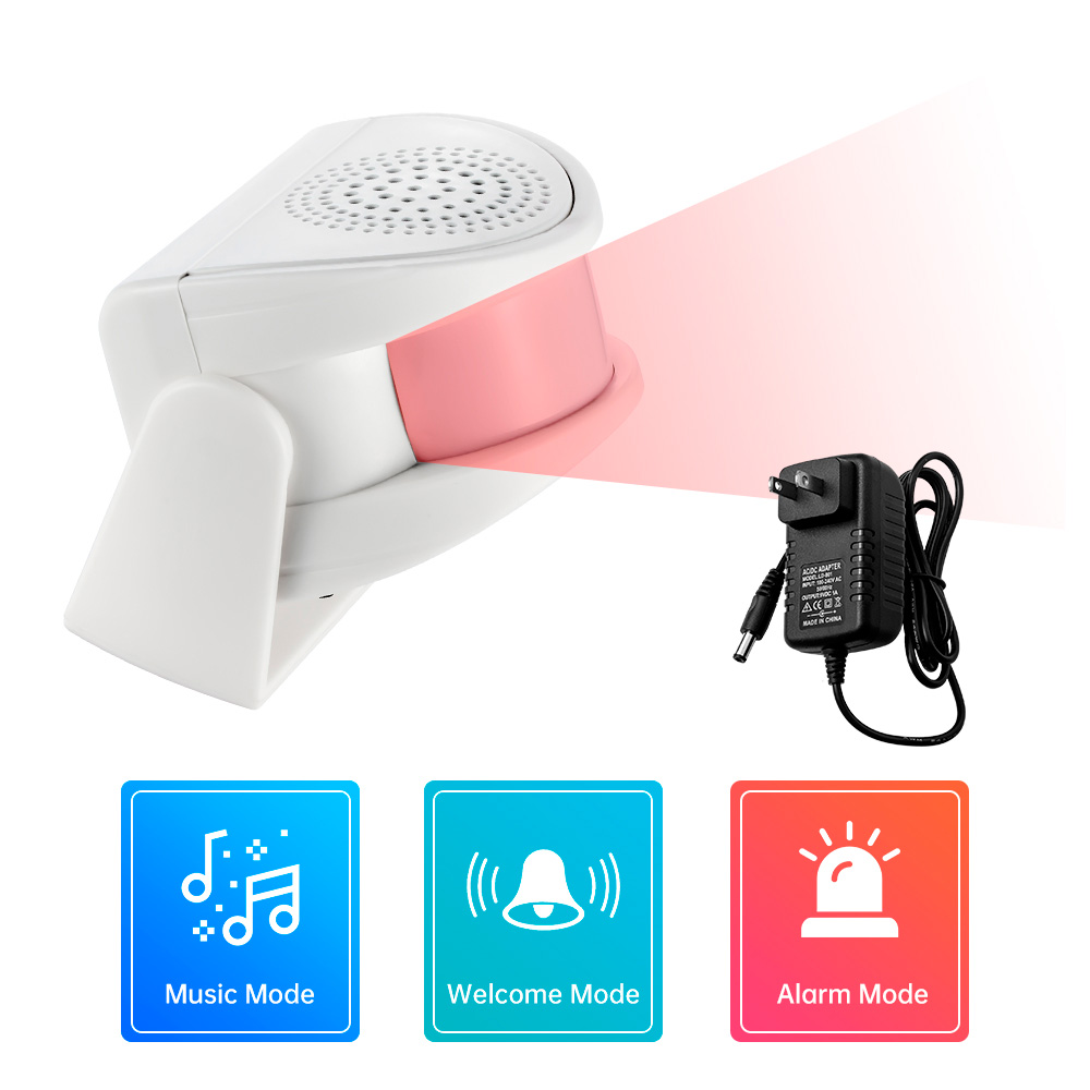 Home Security Bell - Wireless PIR Motion Sensor Doorbell Welcome