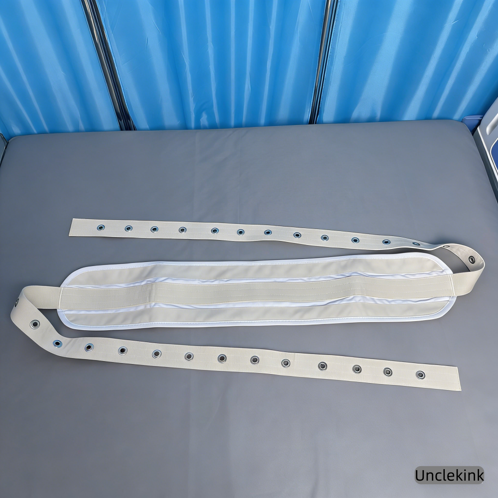 Home Security Units - Bed Fixing Belt White Cotton Strap