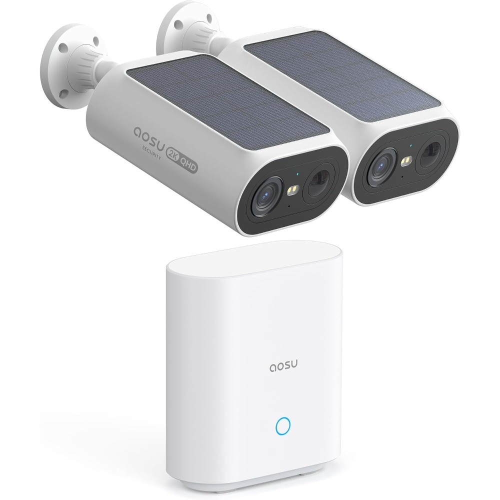 Home Security No Monthly Fee - solar security cameras wireless outdoor, 2mins