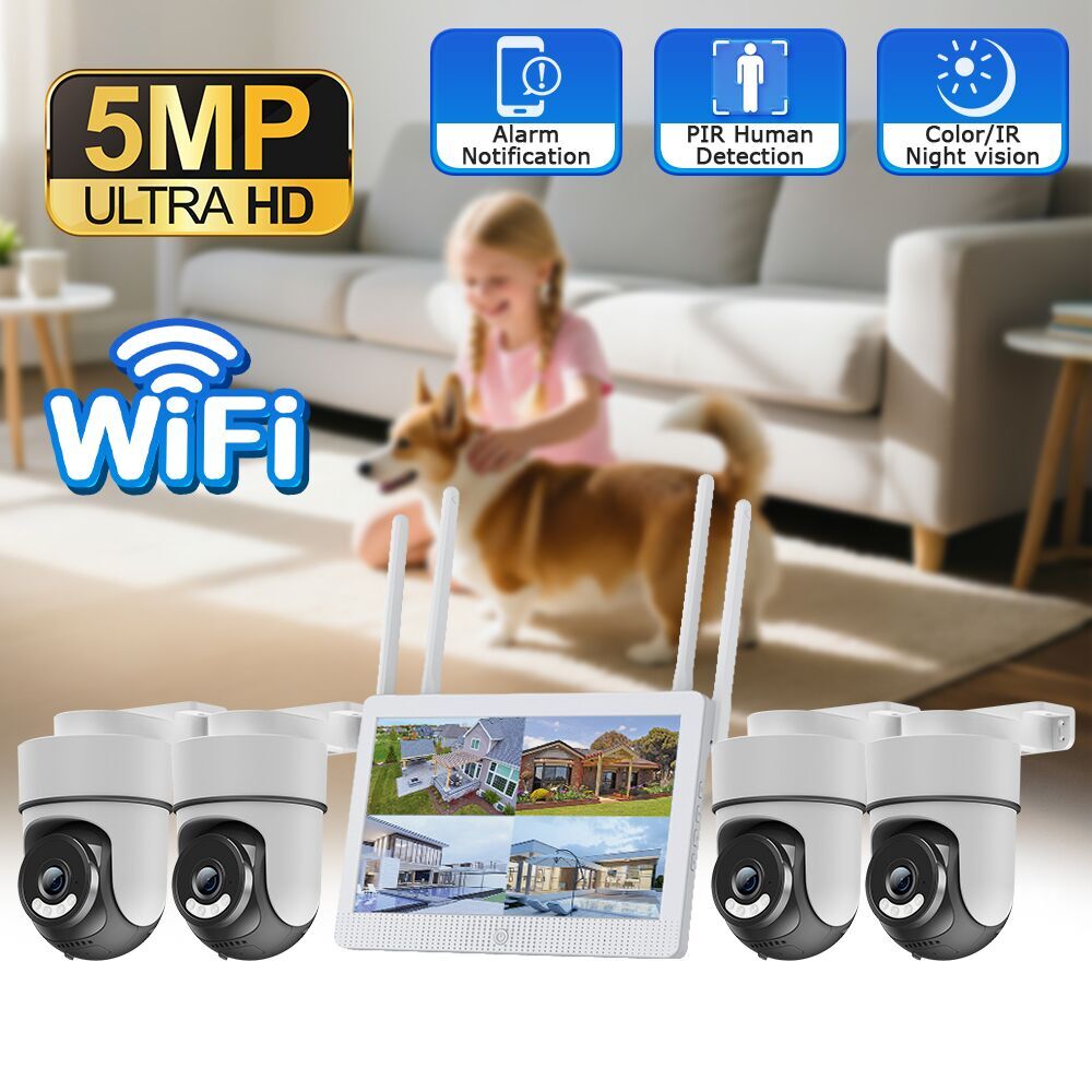 Home Security Monitoring System - INQMEGA 5MP 10.1