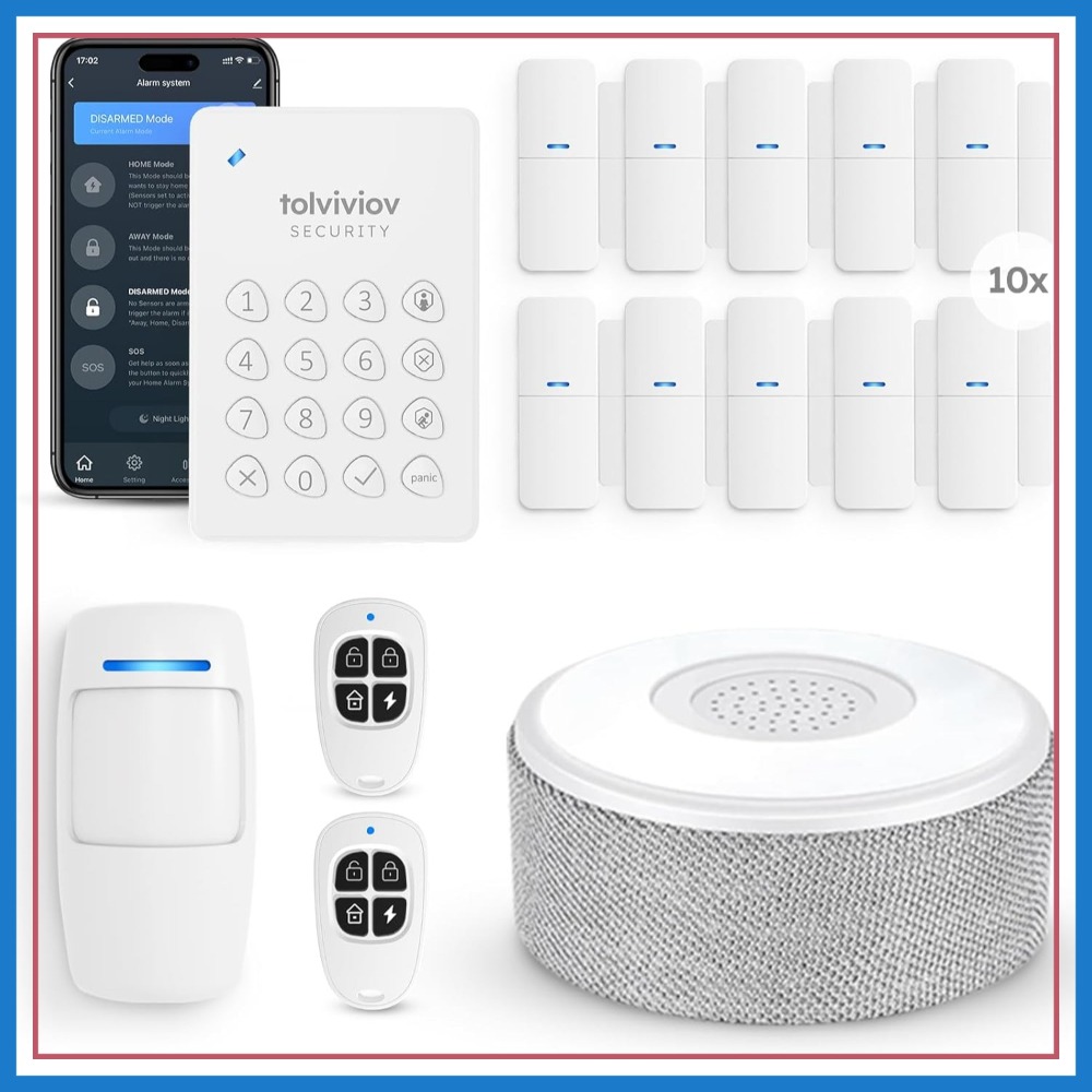 15Pc WiFi Alarm System: Door W – Home Security No Monthly Fee Bewertung und Preis