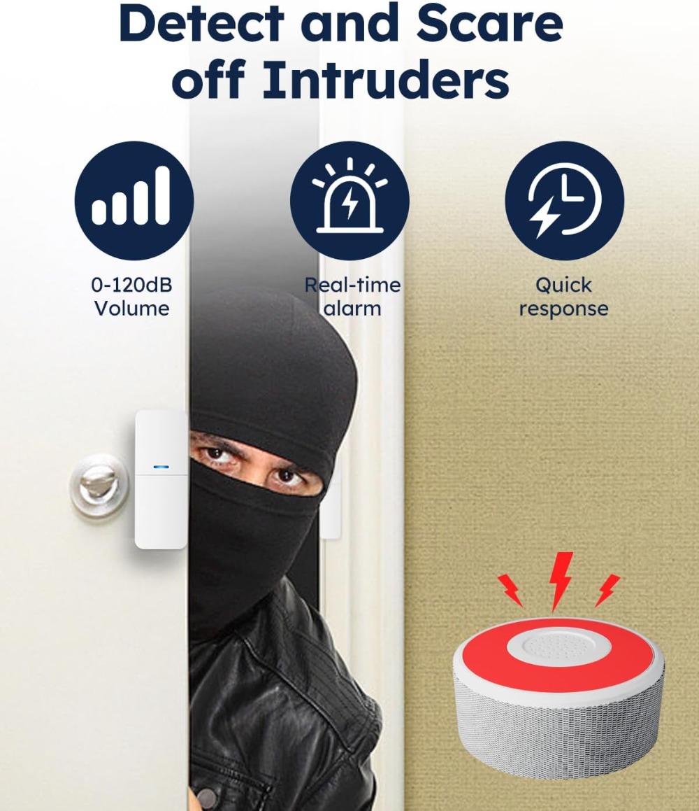 15Pc WiFi Alarm System: Door W – Home Security No Monthly Fee Bewertung und Preis