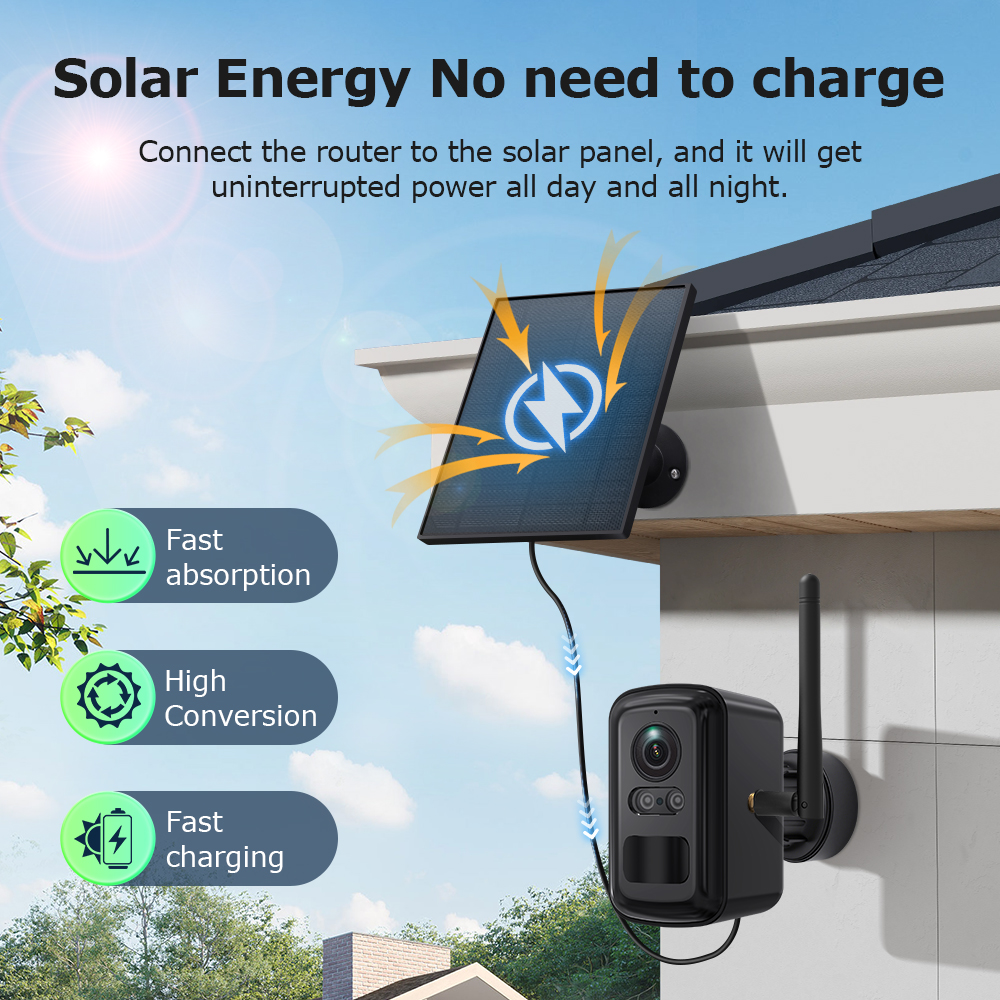 SHIWOJIA 3MP Wireless Solar Ca – Home Security No Monthly Fee Bewertung und Preis