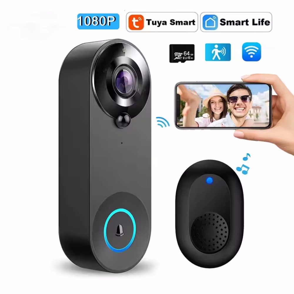 Tuya 1080P Wireless WIFI Doorb – Home Security Bell Bewertung und Preis