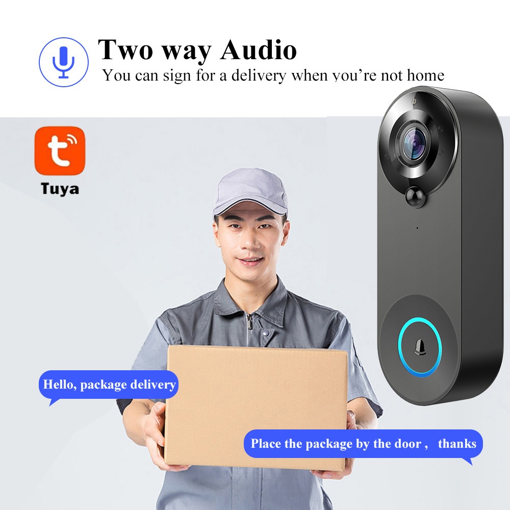 Tuya 1080P Wireless WIFI Doorb – Home Security Bell Bewertung und Preis
