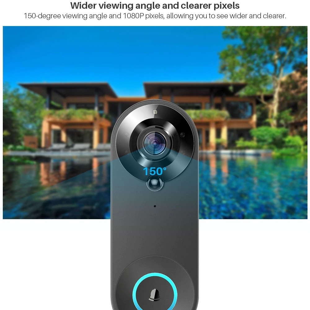 Tuya 1080P Wireless WIFI Doorb – Home Security Bell Bewertung und Preis