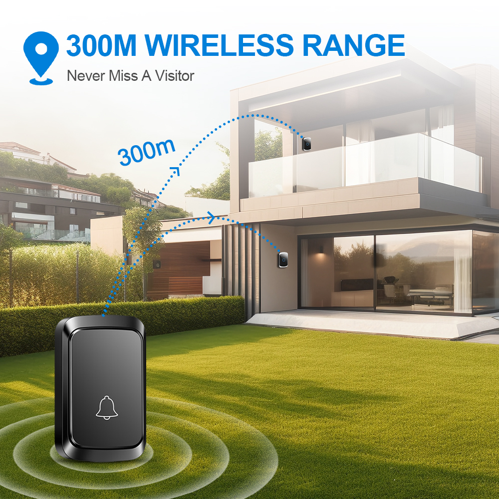 Smart Wireless Doorbell Door C – Home Security Bell Bewertung und Preis