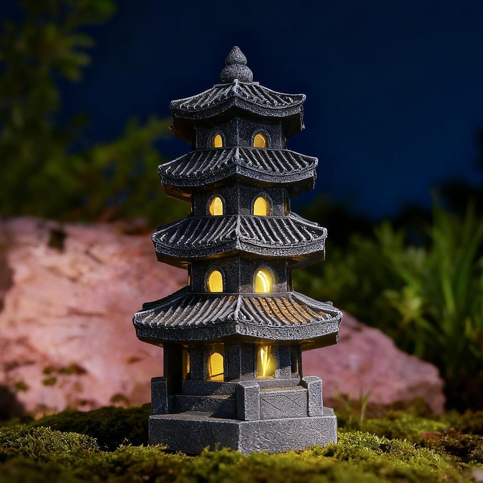 Solar Pagoda Lantern Garden St – Home Security Yard Sign Bewertung und Preis