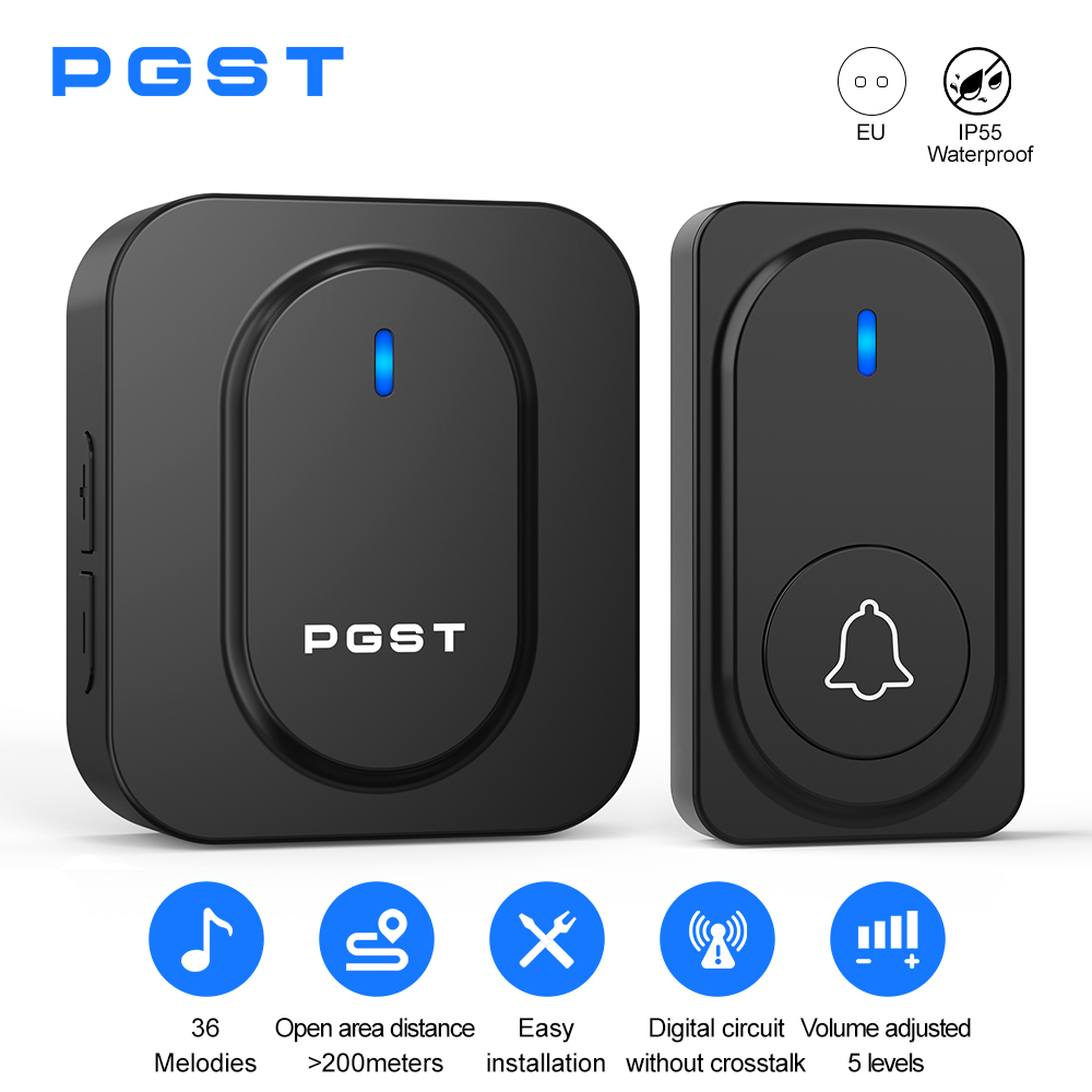 PGST Wireless Doorbell 36 Chim – Home Security Bell Bewertung und Preis
