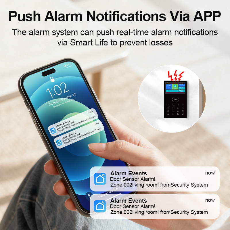 Smart Home Alarm System 2.4G W – Home Security No Monthly Fee Bewertung und Preis