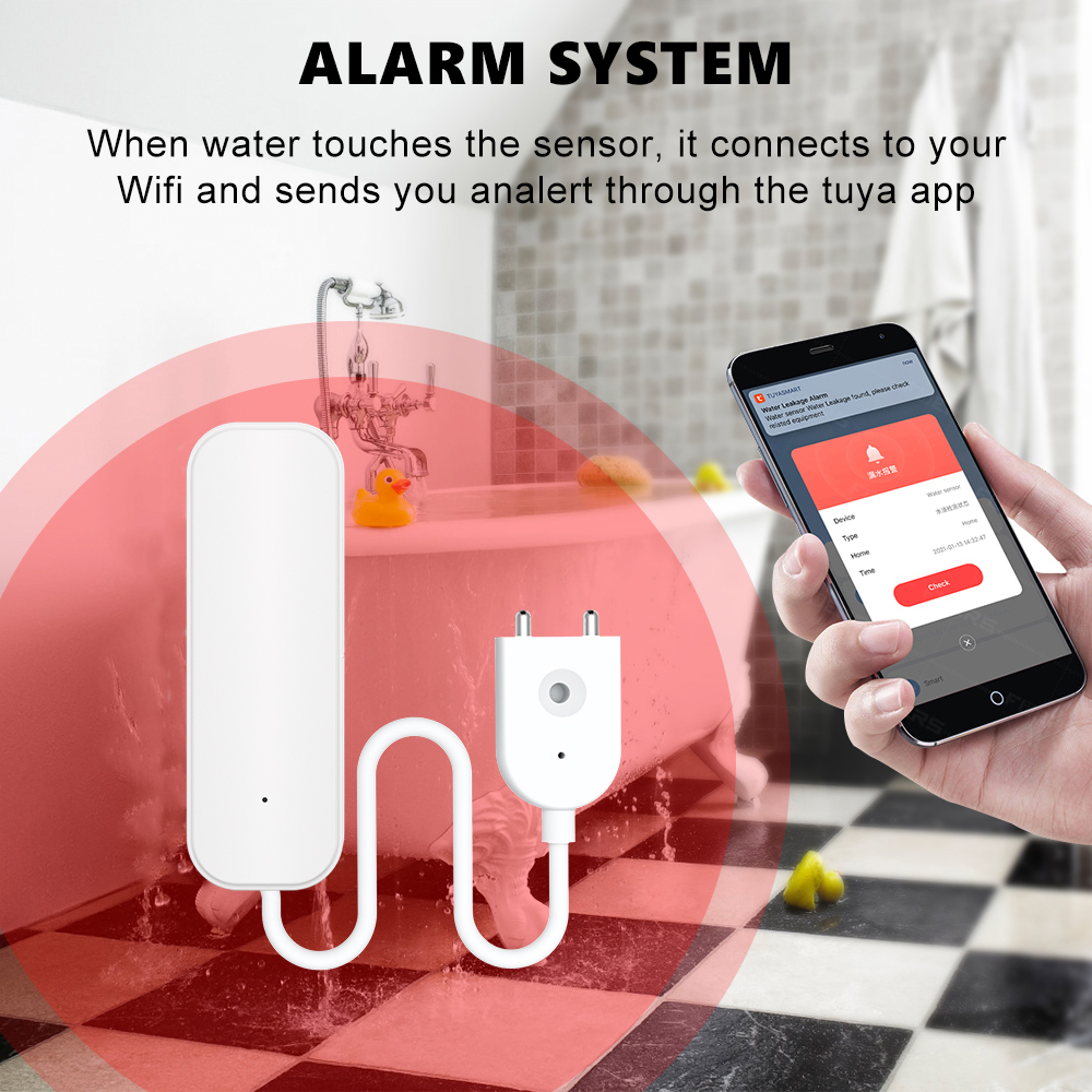 WiFi/Zigbee Water Sensor Tuya  – Home Security Network Bewertung und Preis