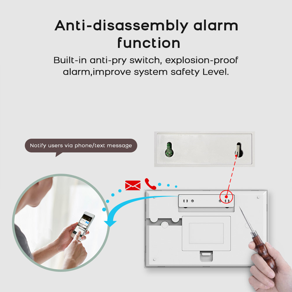Wireless Alarm System 2.4GWiFi – Home Security No Monthly Fee Bewertung und Preis