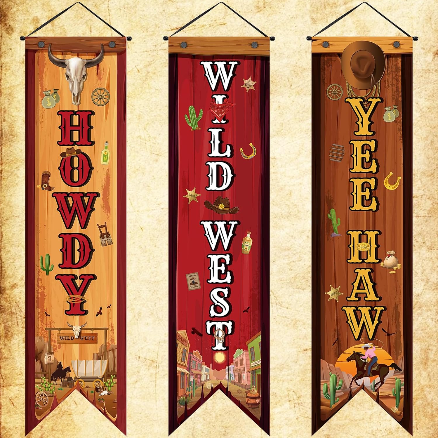 3 Pcs Western Party Decoration – Home Security Yard Sign Bewertung und Preis