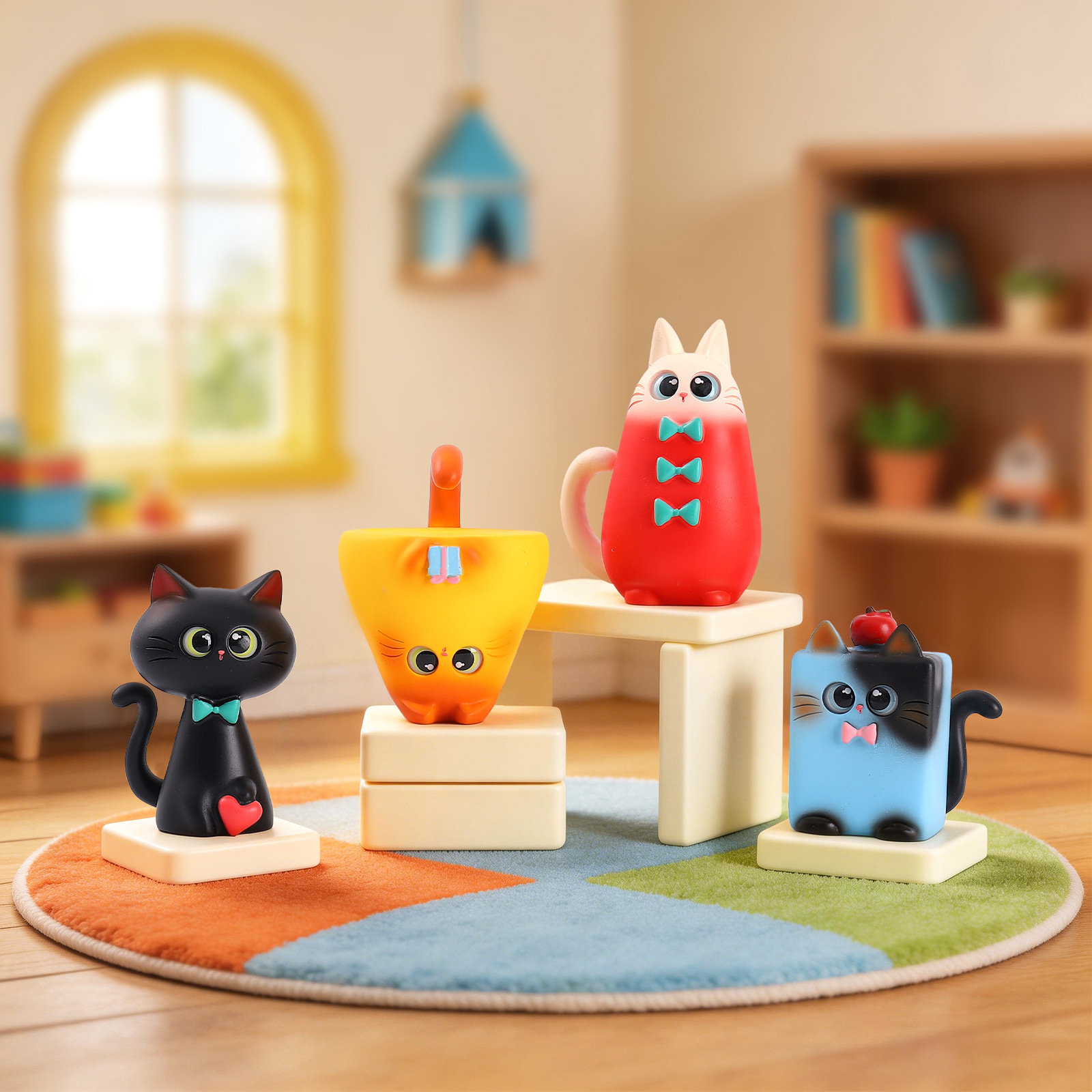 Blind Box Cat Figurine Resin C – Home Security Items Bewertung und Preis
