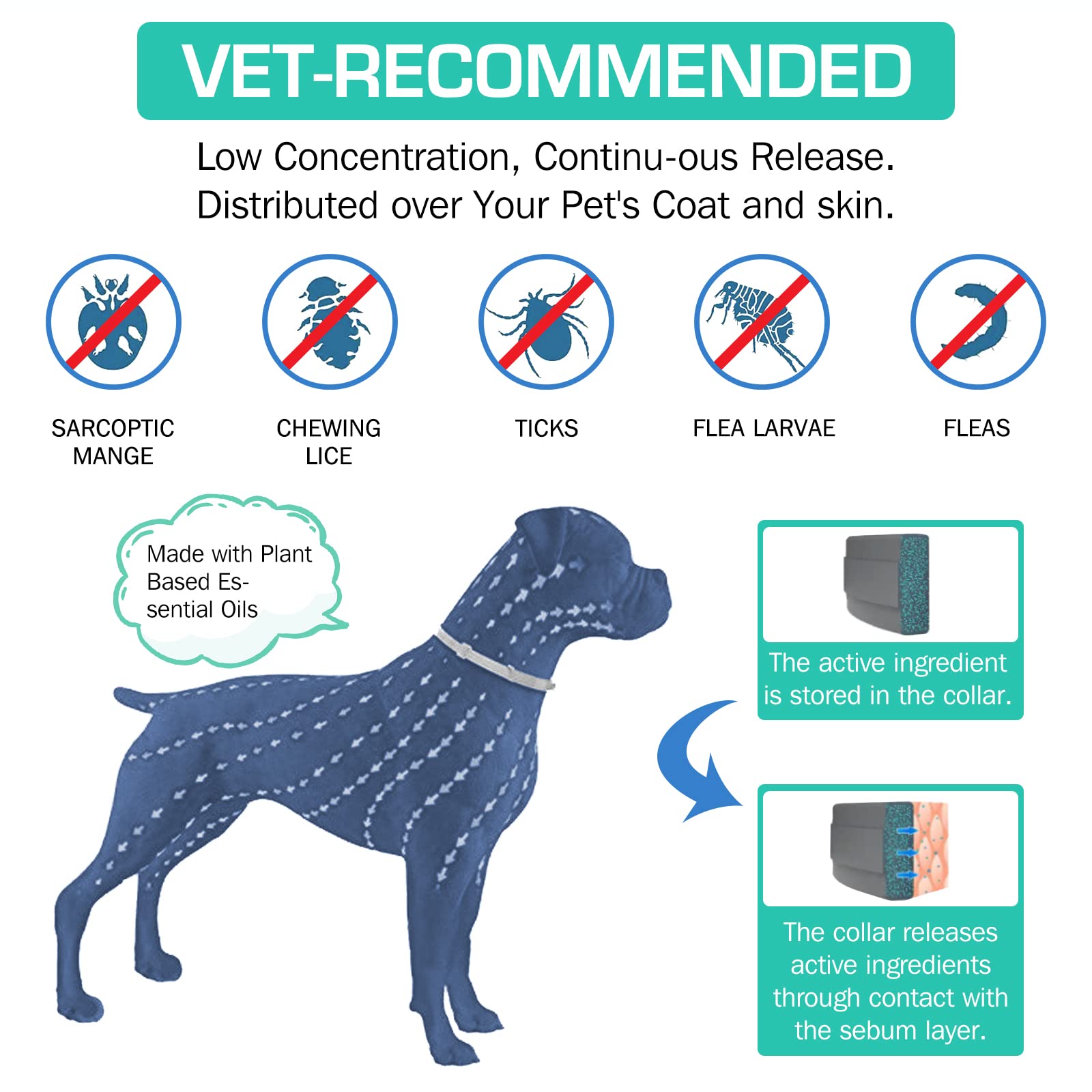 38/70CM Pet Anti Flea Ticks An – Pet Immune Pir Sensor Bewertung und Preis