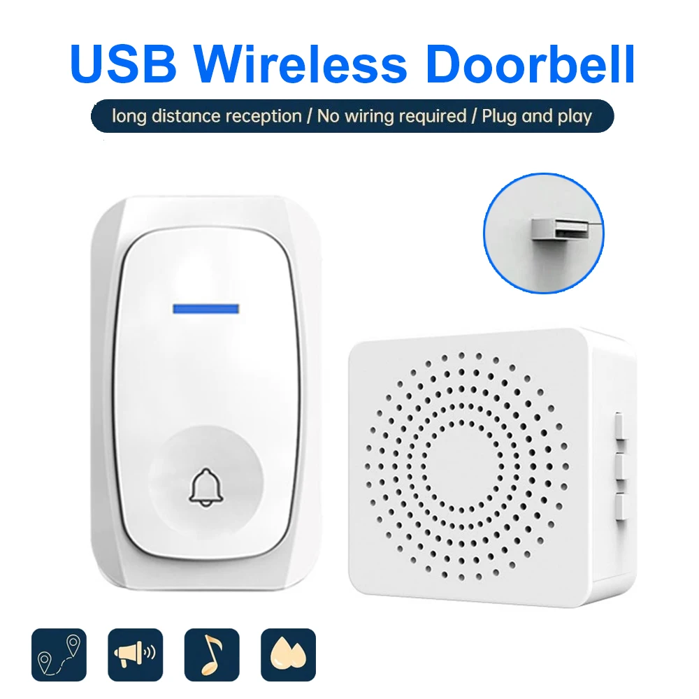 USB Wireless Doorbell Smart We – Home Security Bell Bewertung und Preis