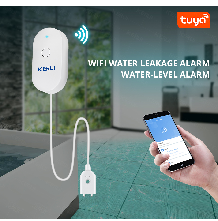 KERUI Smart  WiFi Water Sensor – Home Security Monitoring Bewertung und Preis