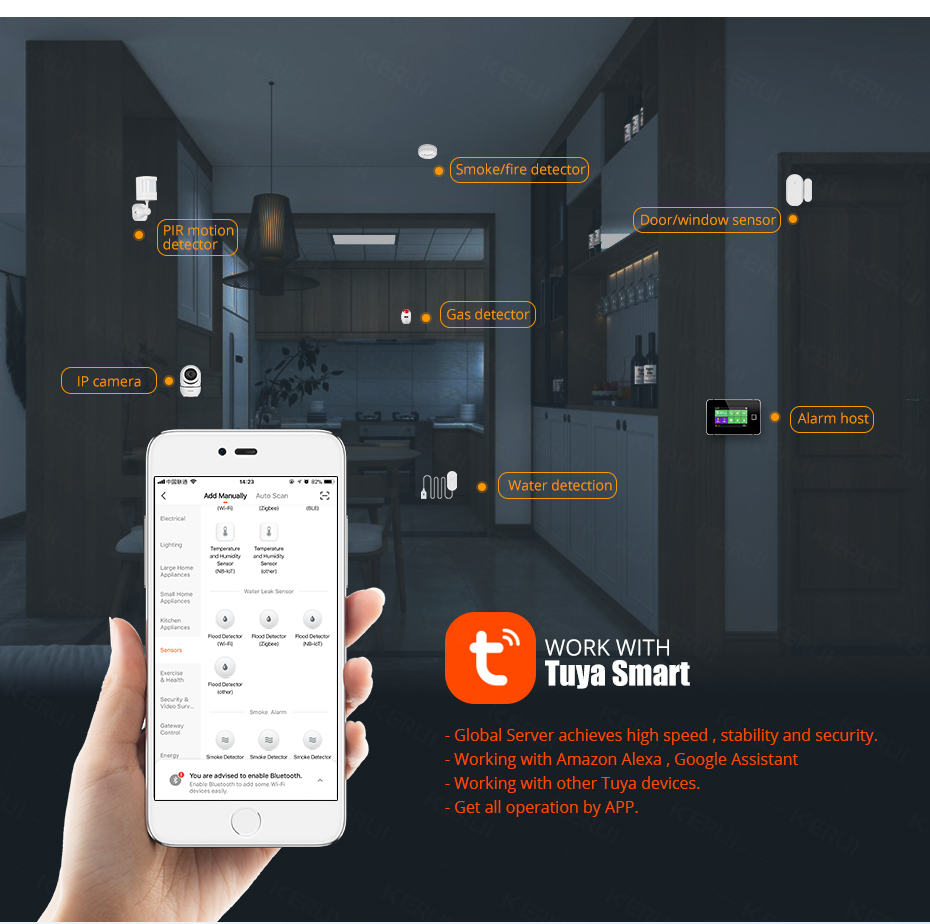 KERUI Smart  WiFi Water Sensor – Home Security Monitoring Bewertung und Preis