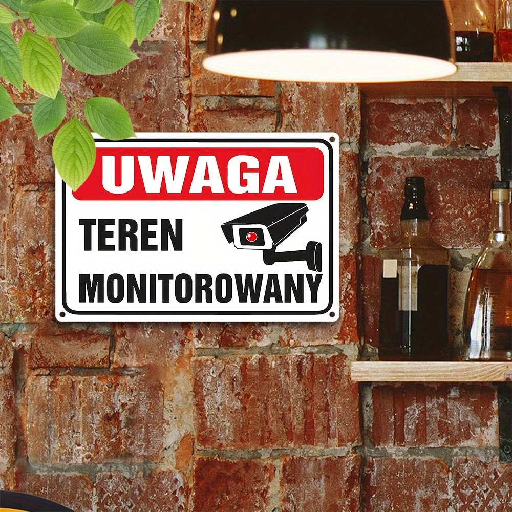 2D Flat,Vintage Metal Sign,Pol – Home Security Monitoring Bewertung und Preis