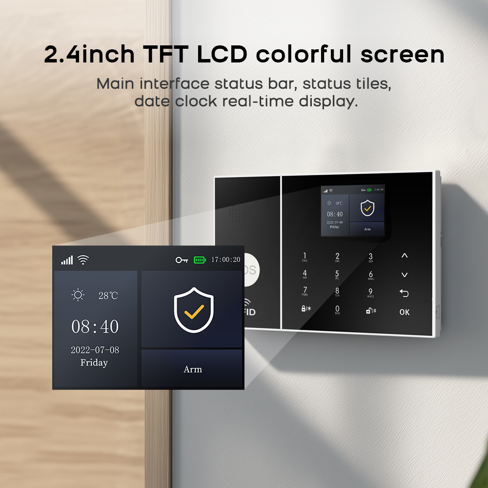 Smart Home Alarm System 4G WiF – Home Security No Monthly Fee Bewertung und Preis