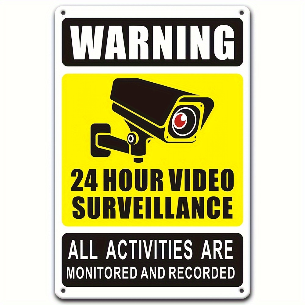 24/7 Video Surveillance Warnin – Home Security Items Bewertung und Preis