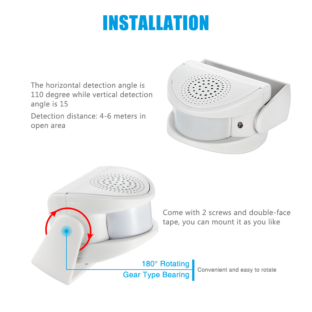 Wireless PIR Motion Sensor Doo – Home Security Bell Bewertung und Preis
