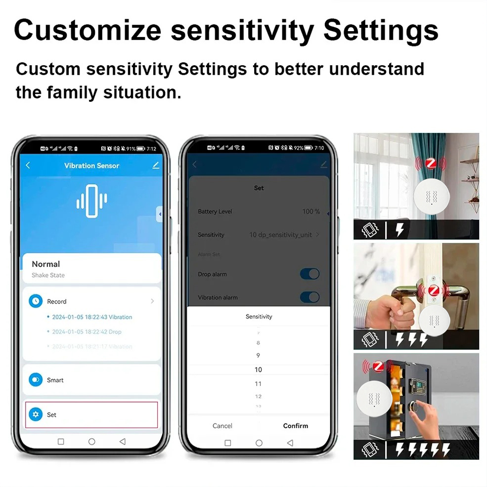 Tuya ZigBee Smart Vibration &  – Home Security Monitoring System Bewertung und Preis