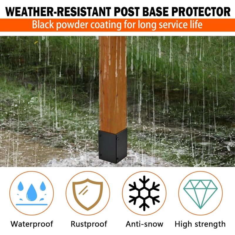 1PC Adjustable Post Base Prote – Home Security Yard Sign Bewertung und Preis