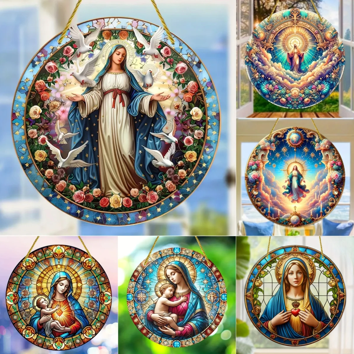 Christian Religion Mary Suncat – Home Security Yard Sign Bewertung und Preis