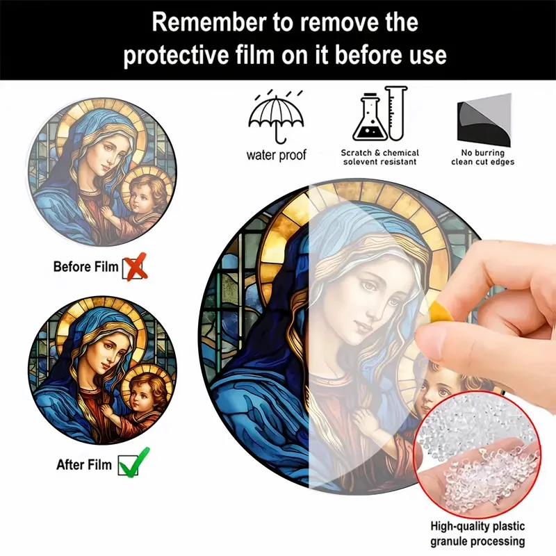 Christian Religion Mary Suncat – Home Security Yard Sign Bewertung und Preis