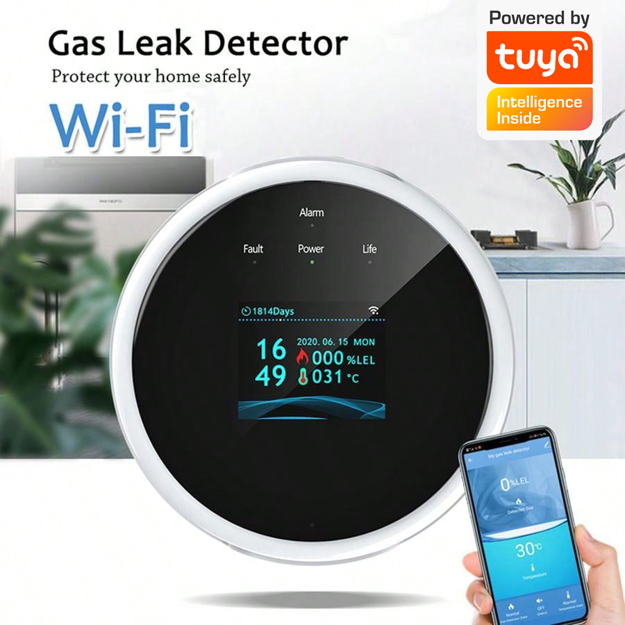2.4G WiFi Gas Alarm Sensor Com – Home Security Network Bewertung und Preis