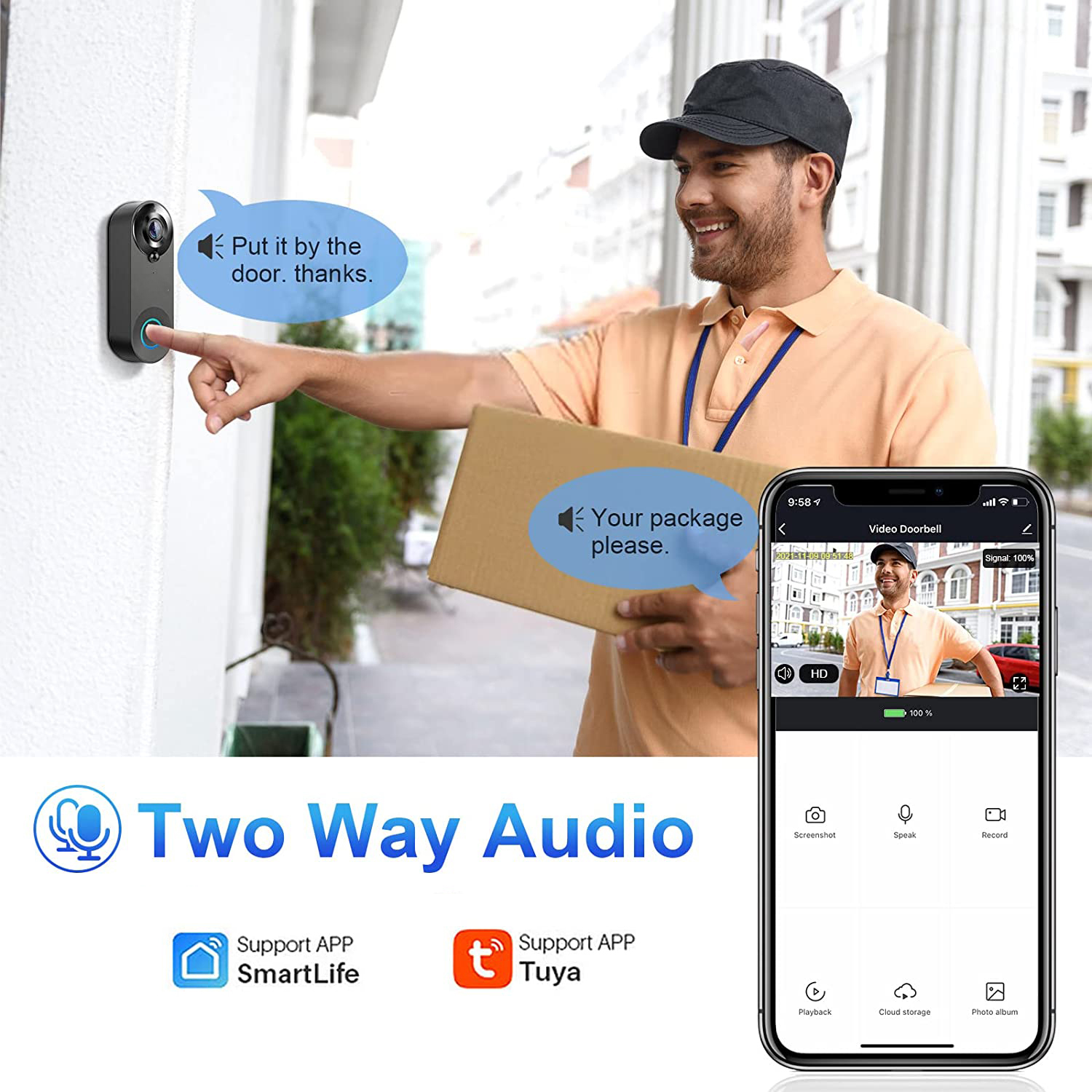 5G 2.4G WiFi Video Doorbell 10 – Home Security Bell Bewertung und Preis