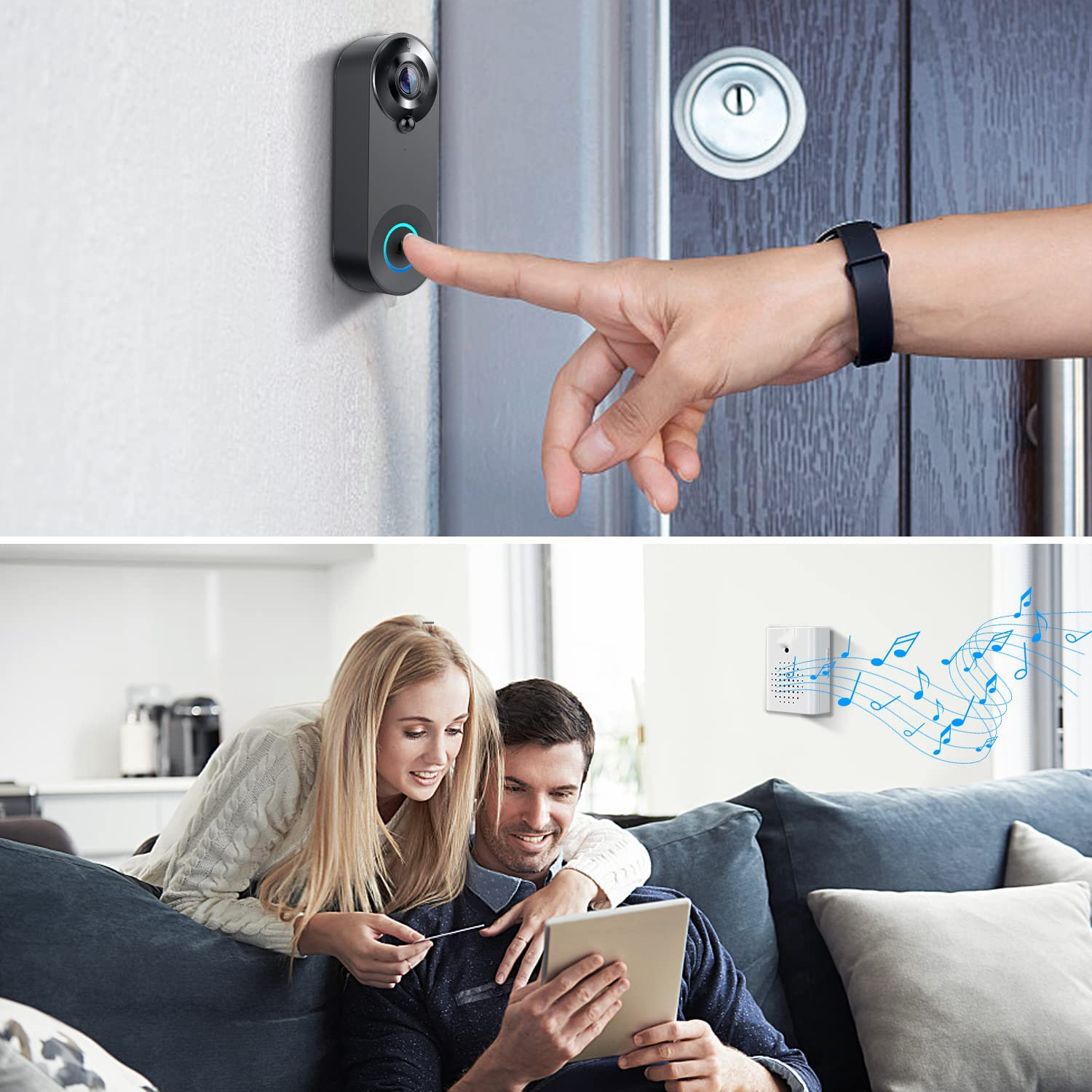 5G 2.4G WiFi Video Doorbell 10 – Home Security Bell Bewertung und Preis