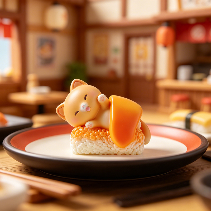 Sushi Cat Blind Box Cartoon Fi – Home Security Items Bewertung und Preis