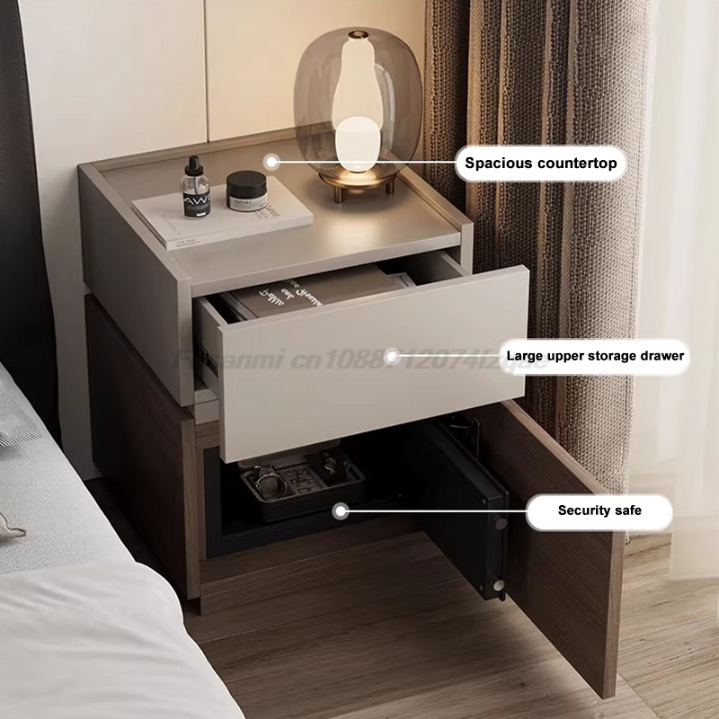Italian Minimalist Nightstand  – Home Security Units Bewertung und Preis