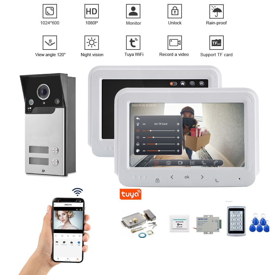 Smart Video Intercom System 2/ – Home Security Units Bewertung und Preis