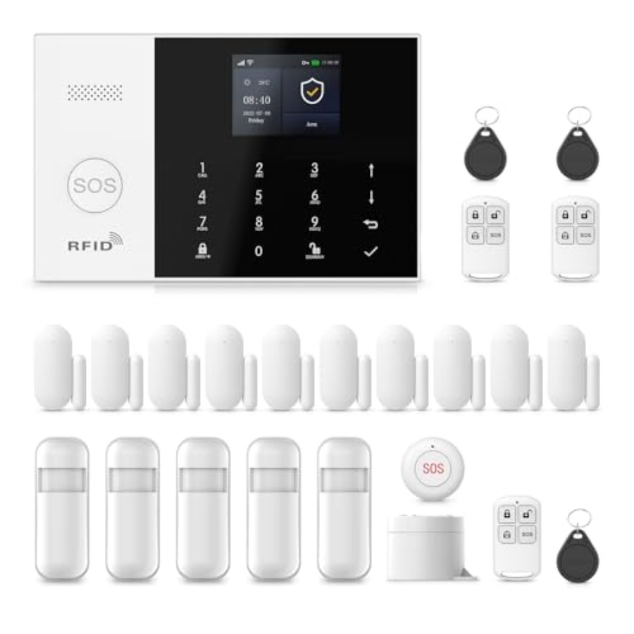 Home security alarm system: 24 – Home Security No Monthly Fee Bewertung und Preis