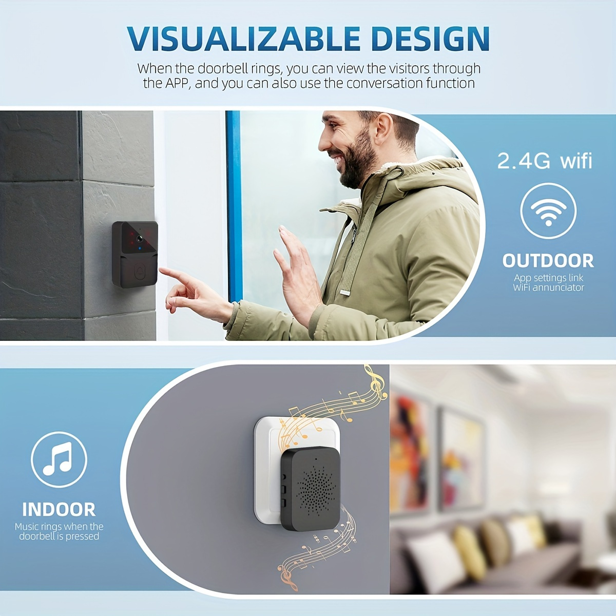 tuya Wireless smart video door – Home Security Bell Bewertung und Preis