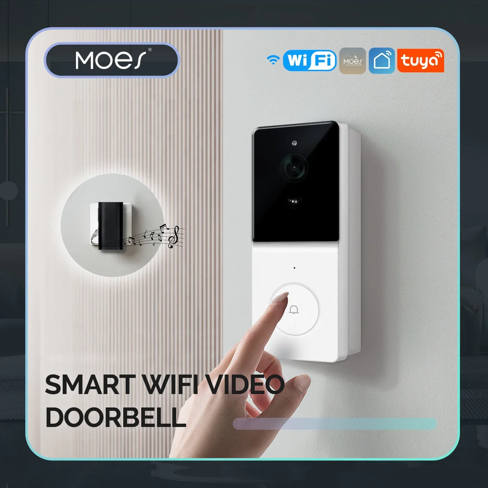 MOES Tuya Smart WiFi Video Doo – Home Security Bell Bewertung und Preis